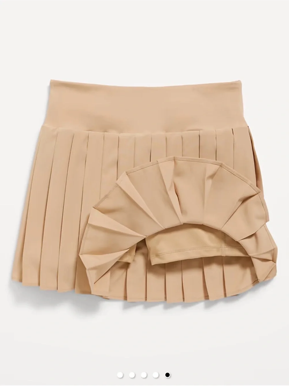 Old Navy | High-Wasted Pleated Performance Skort Tennis Uniform Khaki, Large